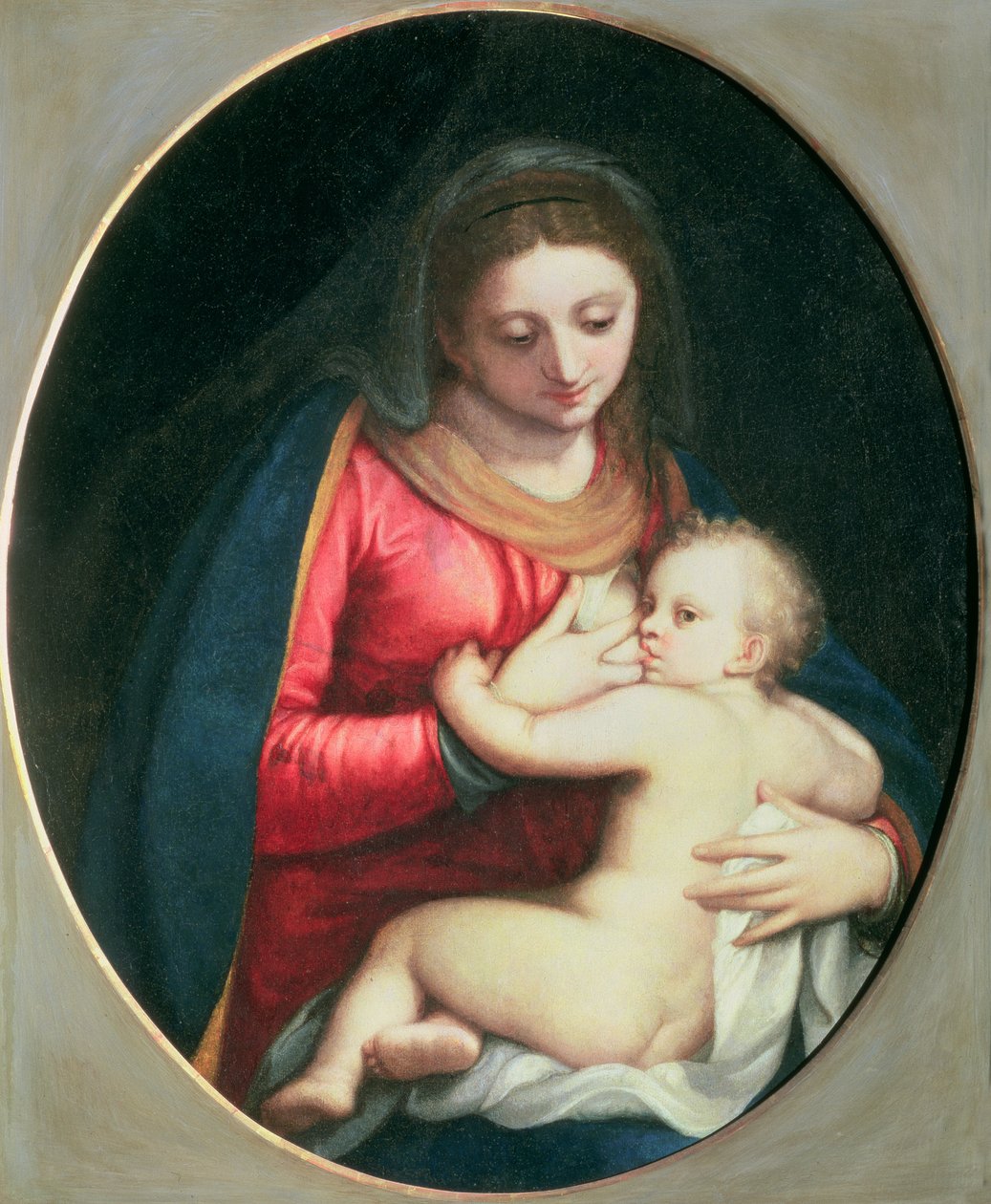 Madonna og barn, 1598 af Sofonisba Anguissola
