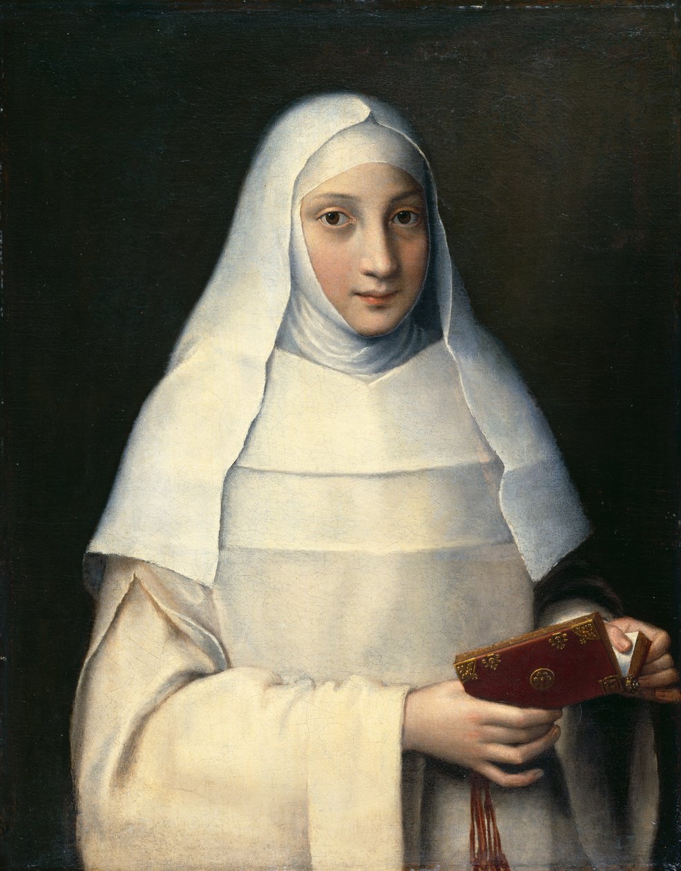 Portræt af kunstnerens søster i klædning af en nonne af Sofonisba Anguissola