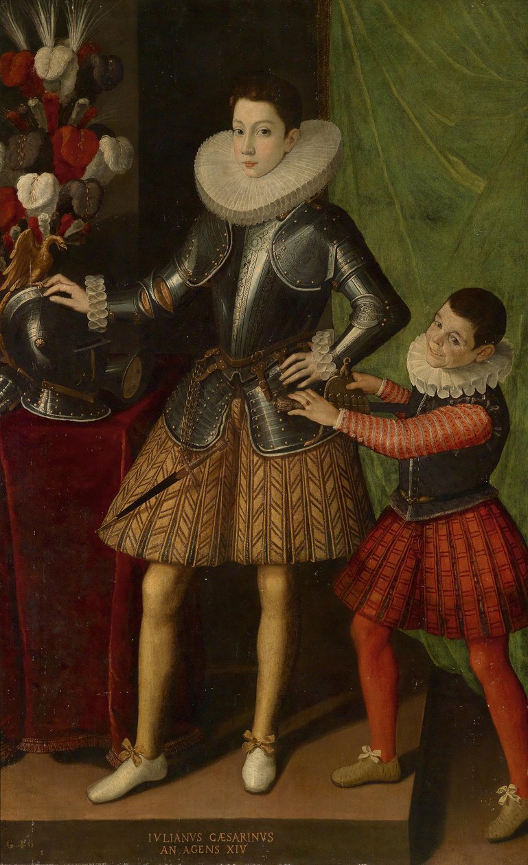 Giuliano Cesarini den Yngre 1466-1510, 14 år, ca 1586 af Sofonisba Anguissola