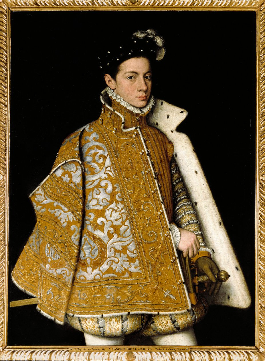 Portræt af Alexandre Farnese (Alessandro Farnese af Sofonisba Anguissola