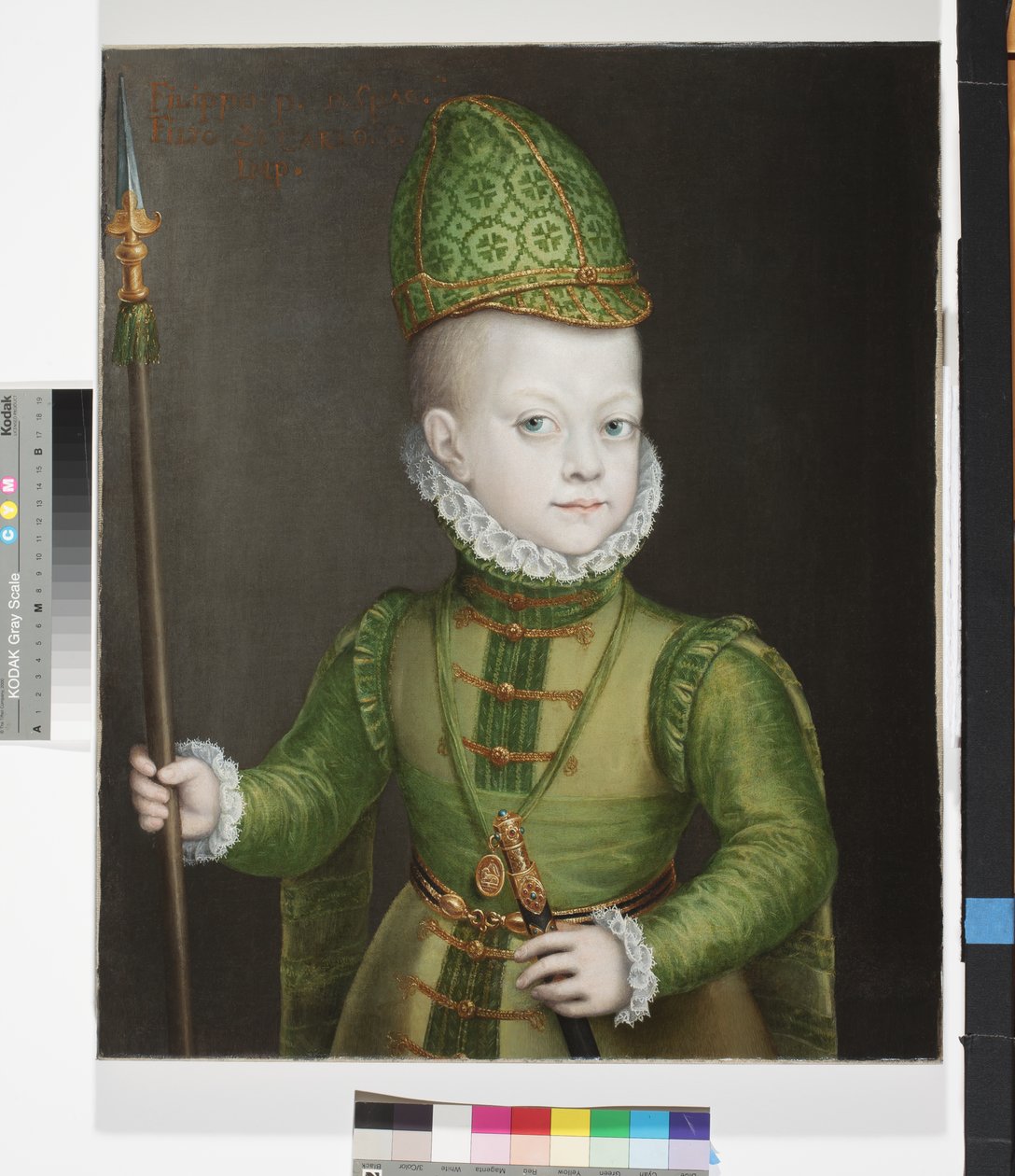 Portræt af en dreng ved det spanske hof, ca. 1565-70 af Sofonisba Anguissola
