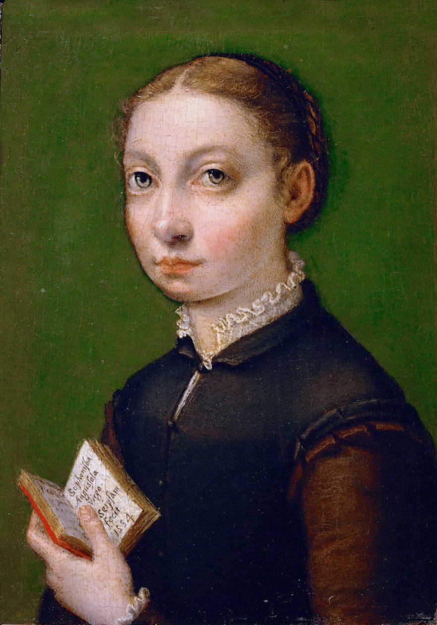 Selvportræt, 1554 af Sofonisba Anguissola