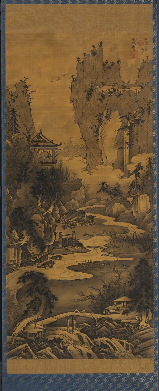 Orchid Pavillion Gathering, 1777. af Soga Shohaku