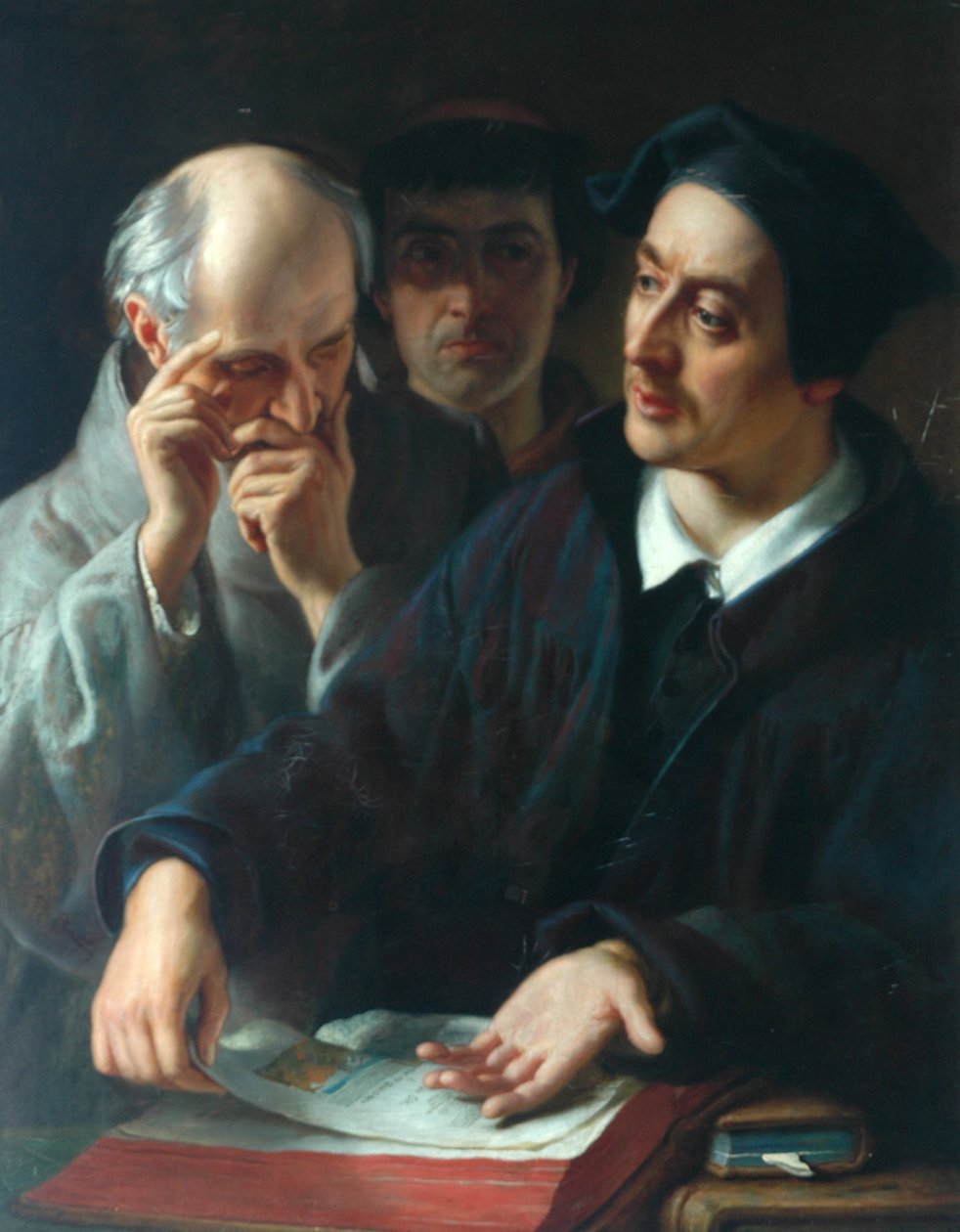 Melancthon, udlægning af en tekst, 1863 af Solomon Alexander Hart