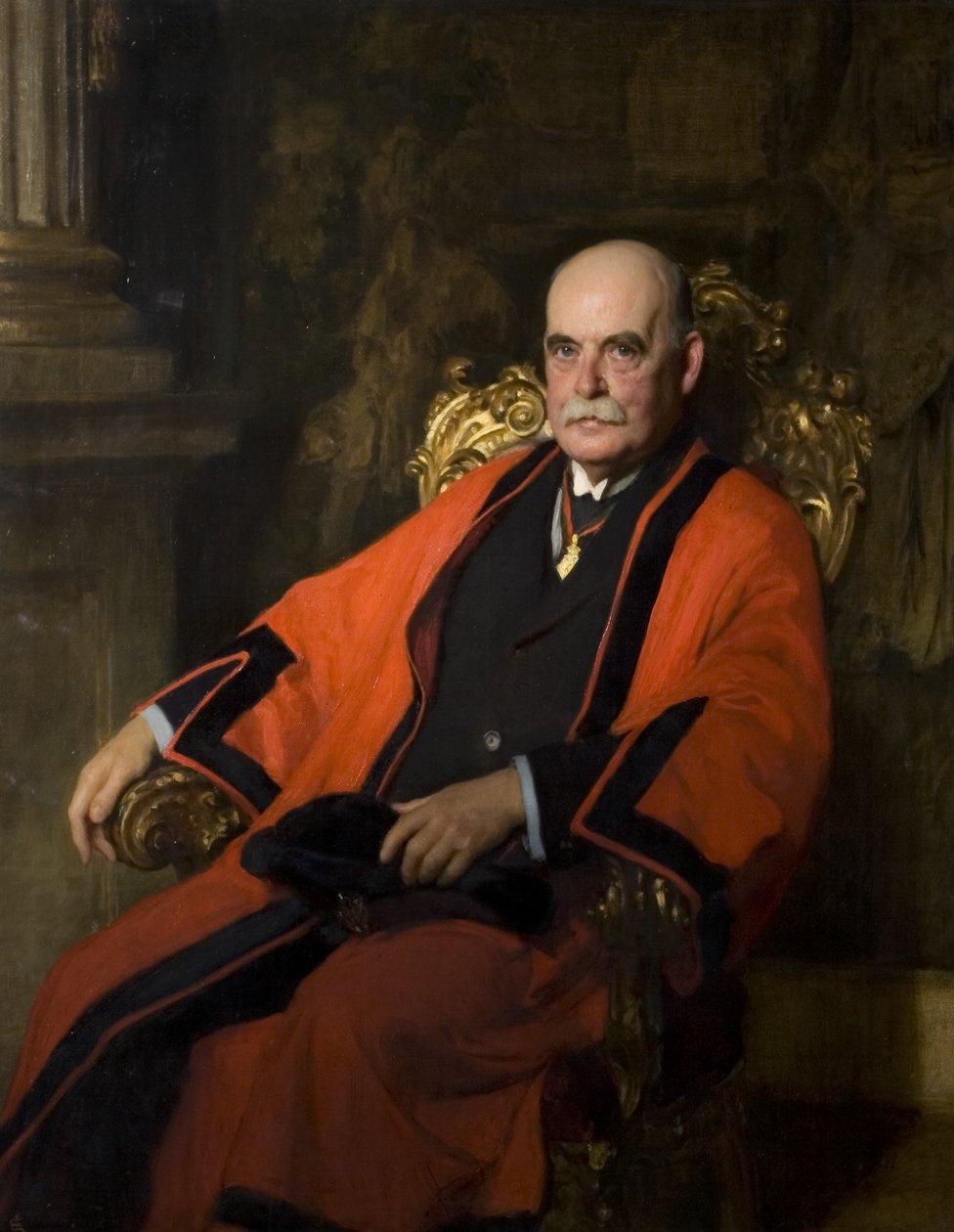 Rådmand oberst Sir William Fitzthomas Wyley af Solomon Joseph Solomon