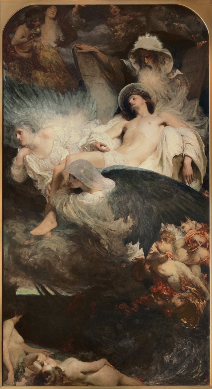 En allegori, 1904 af Solomon Joseph Solomon
