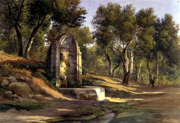 Via Appia Antica i Rom af Solomon Corrodi