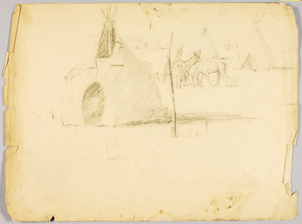 Den indiske landsby af Solon H. Borglum