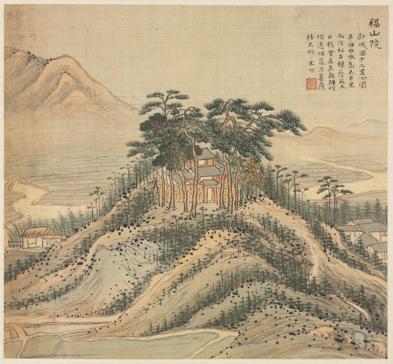 Fushan Kloster, 1500-tallet. af Song Xu