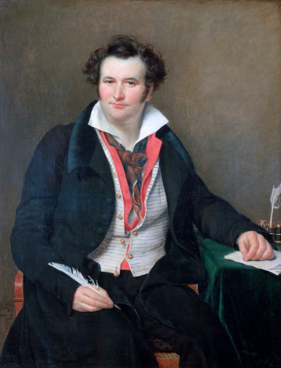 Portræt af Bernard Wolf, c1823 af Sophie Rude