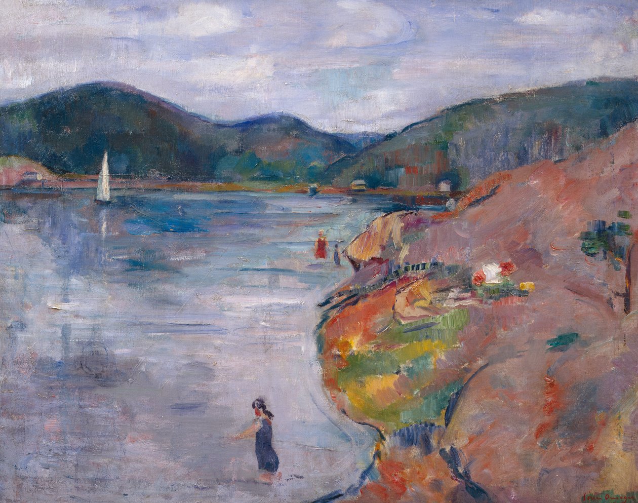 By The Beach (maalaus) af Soren Onsager