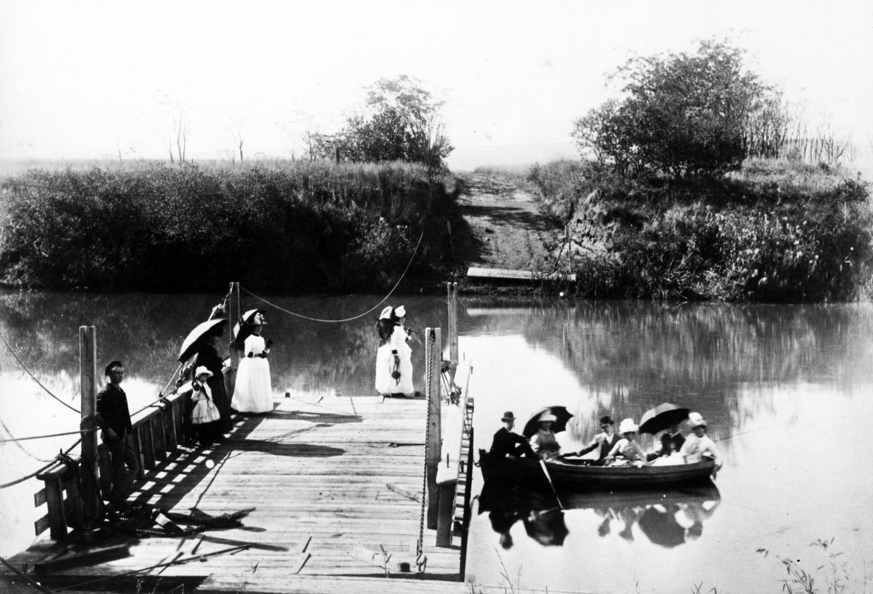 Bains Drift, kolonien Natal, ca. 1895 af South African Photographer