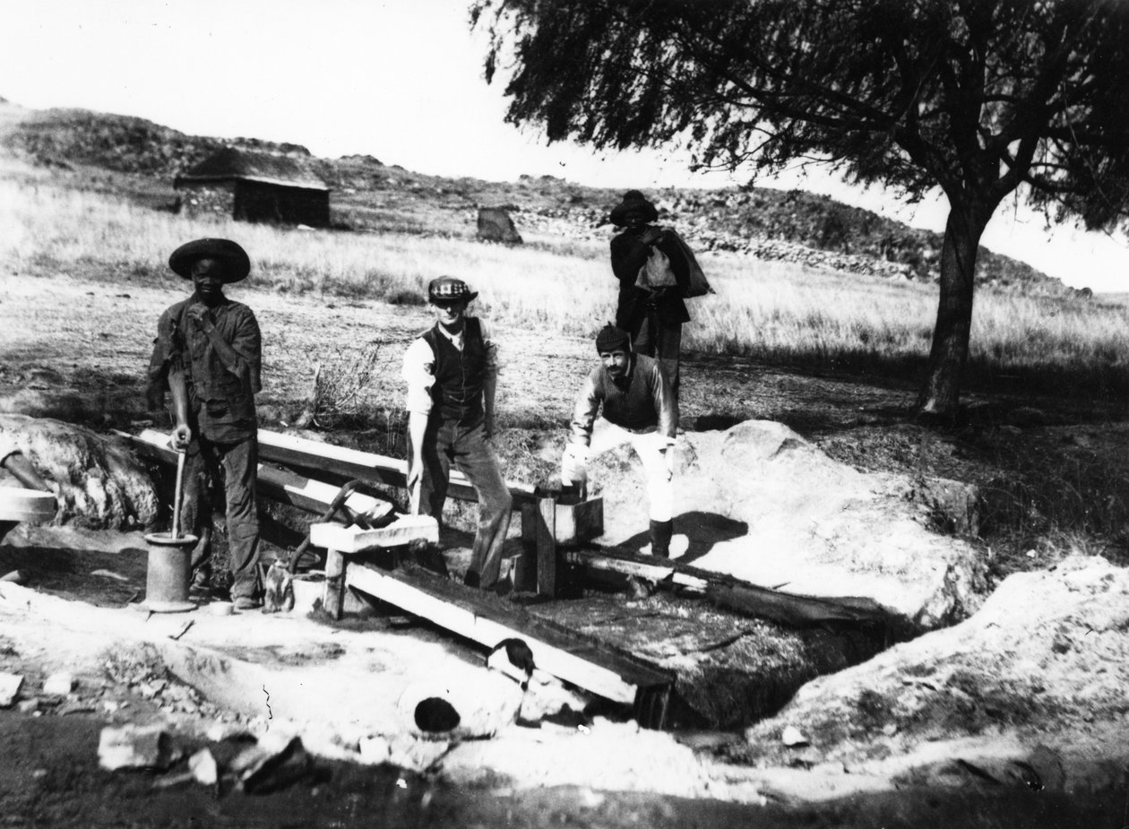 Panorering ud i Johannesburg, ca. 1900 af South African Photographer