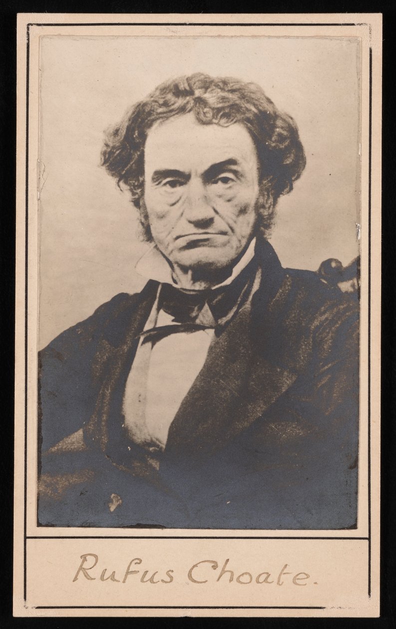 Portræt af Rufus Choate 1799-1859, før 1859. af Southworth and Hawes