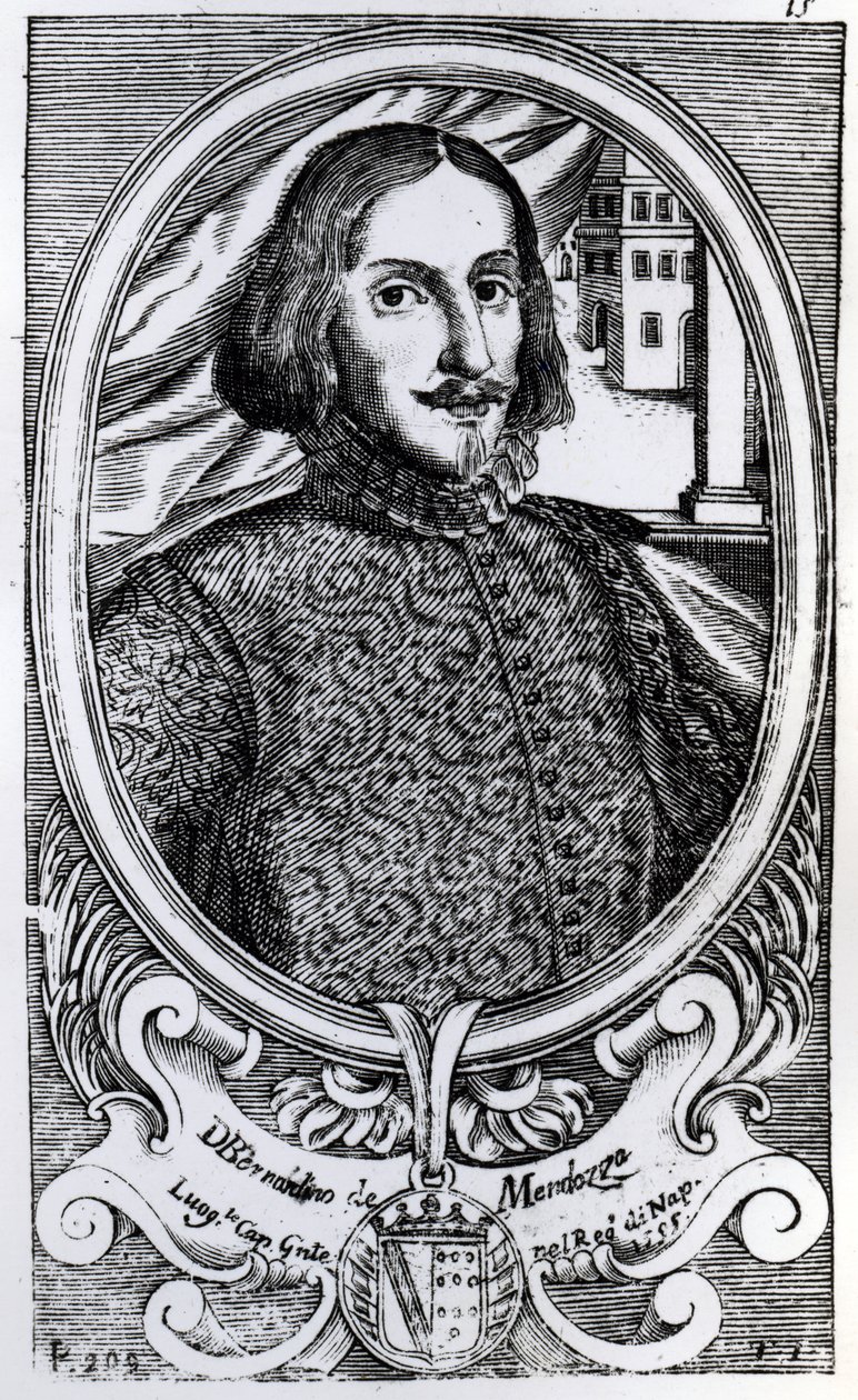 Bernardino de Mendoza, 1595 af Spanish School