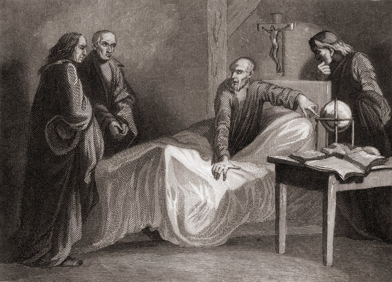 Den hellige Ignatius af Loyola døde af Spanish School