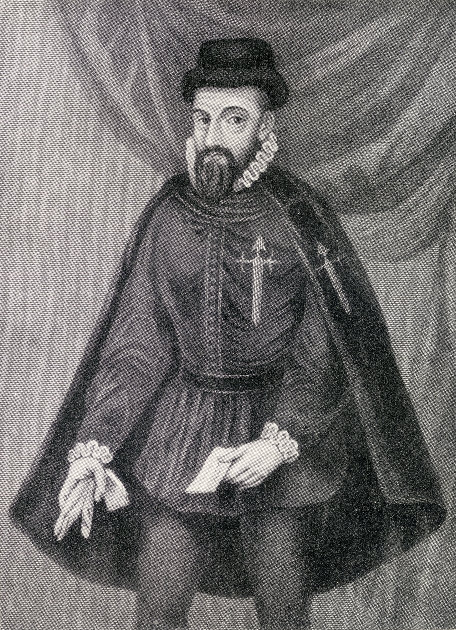 Francisco Pizarro (ca. 1475-1541) illustration fra 