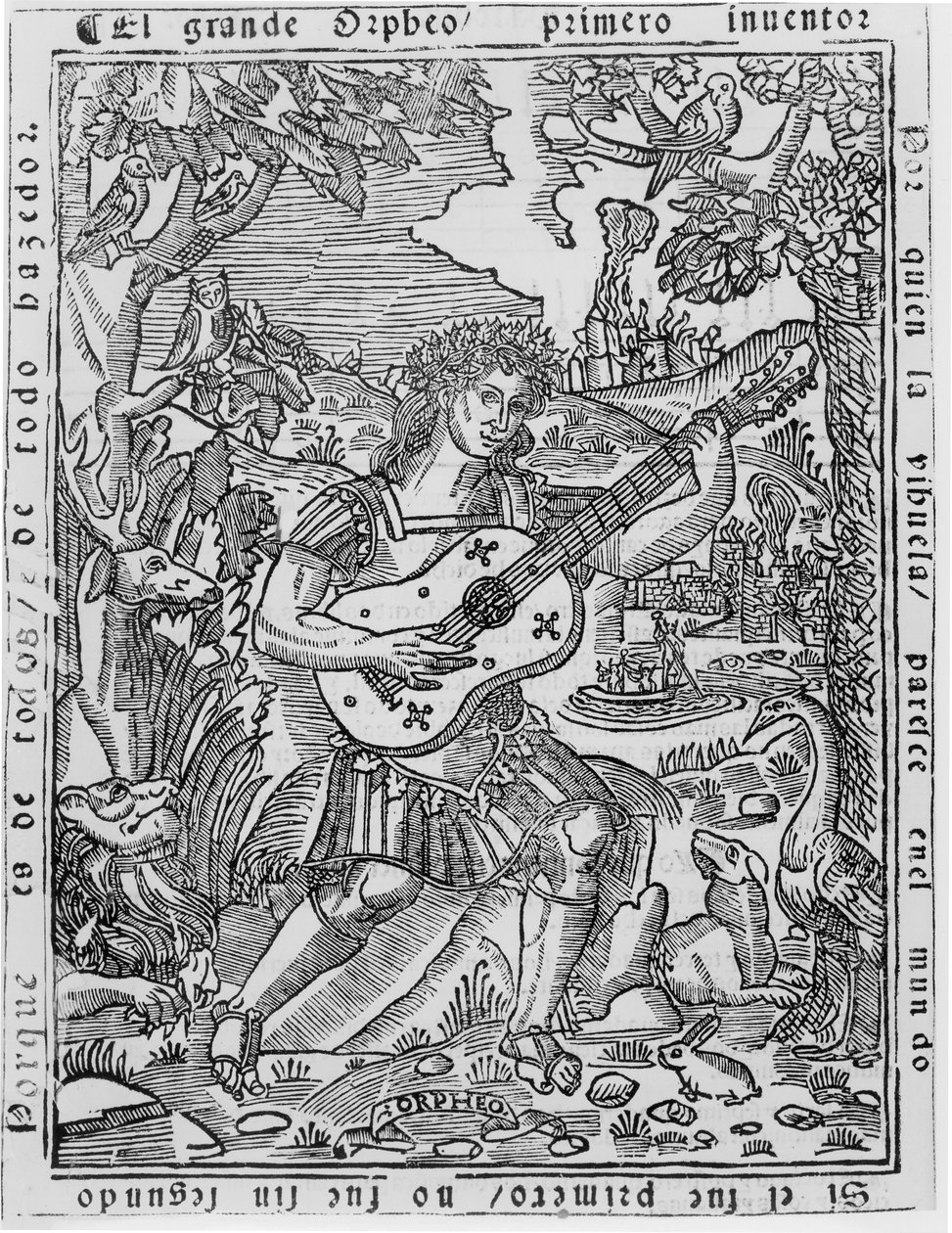 Orpheus spiller musik af Spanish School