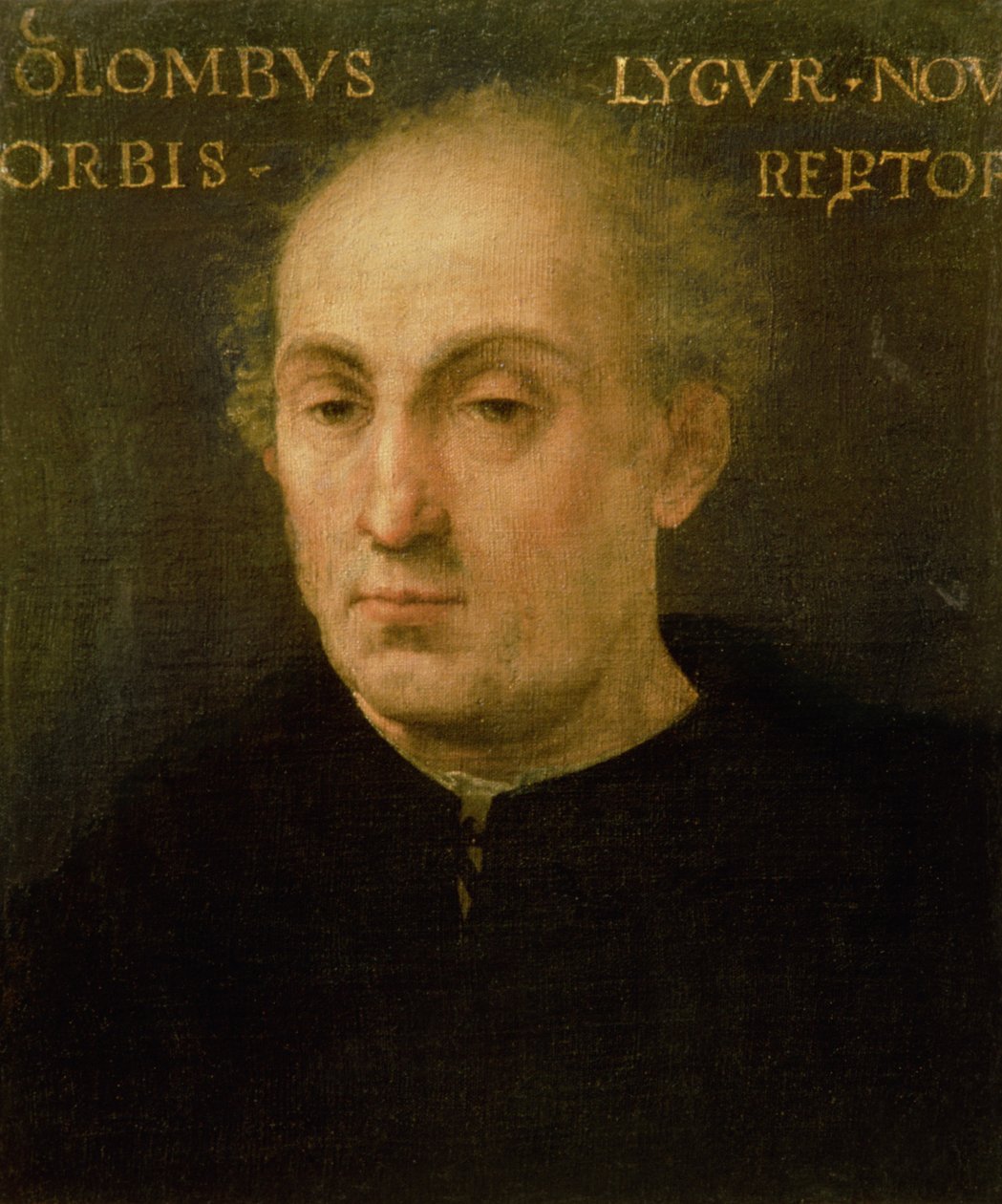 Portræt af Christopher Columbus (1451-1506) af Spanish School