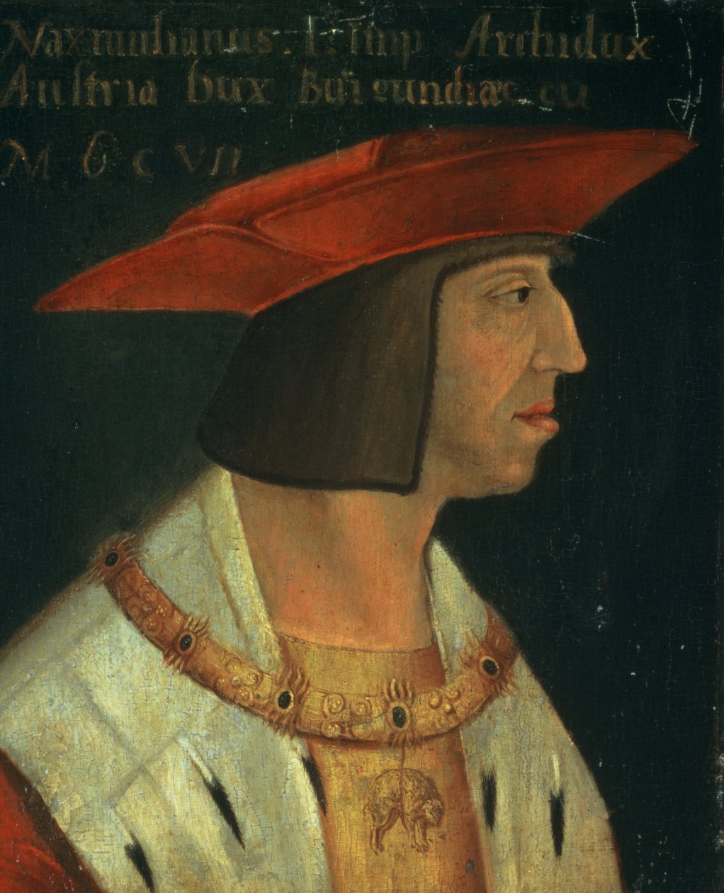Portræt af Maximilian I (1459-1519) af Spanish School