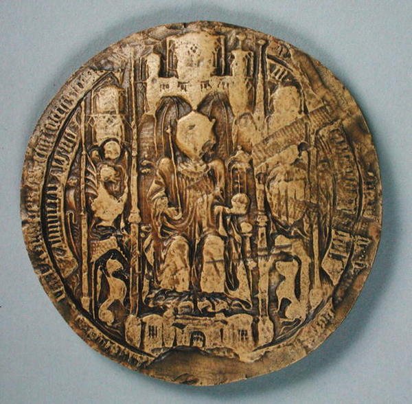 Jean IIs segl (1397-1479) Konge af Navarra af Spanish School