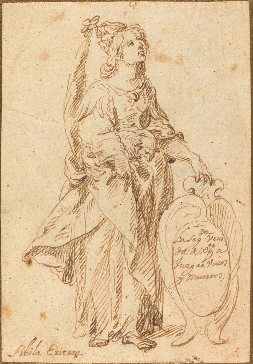 Eritreisk sibylle af Spanish 17th Century
