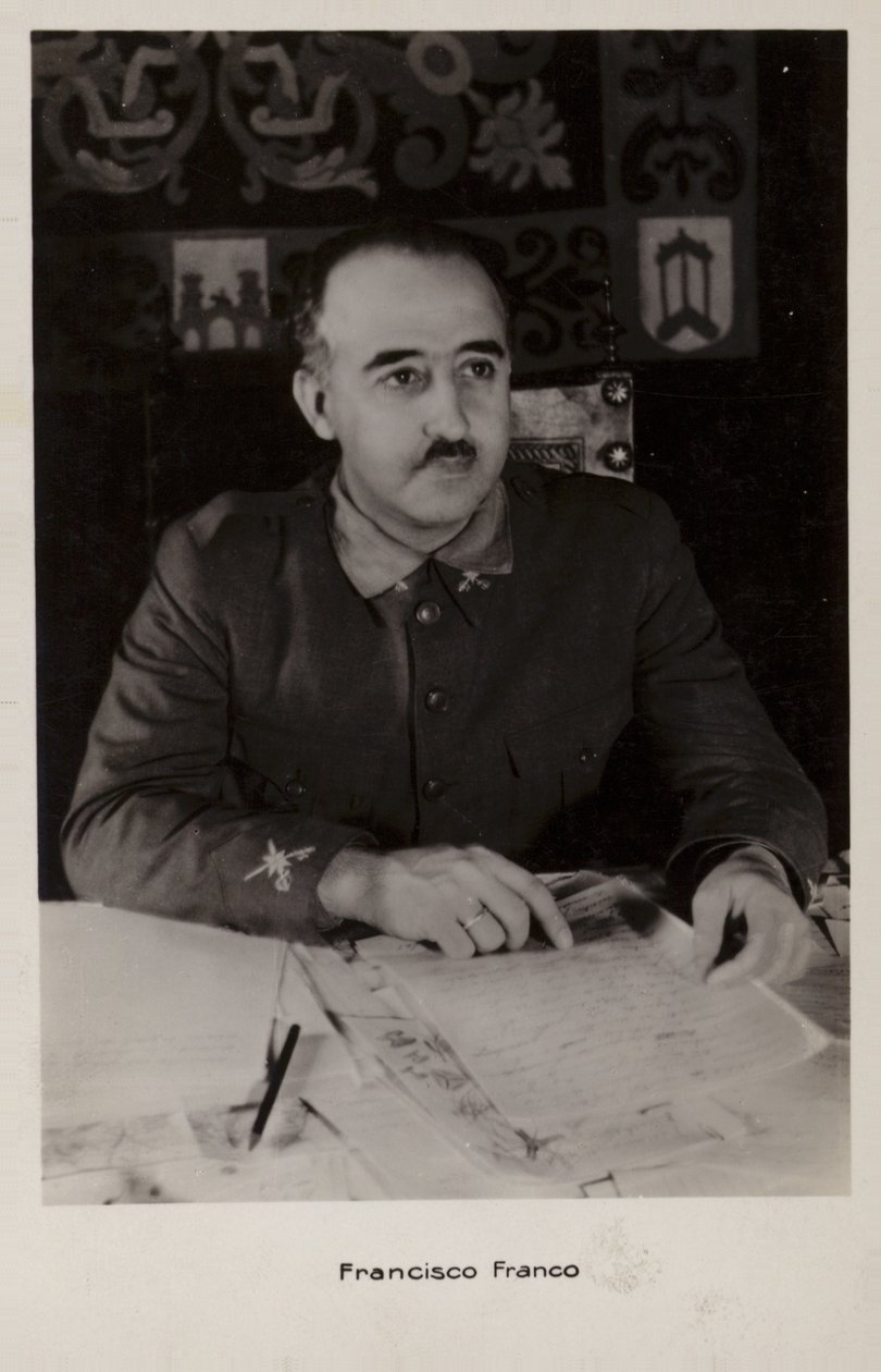 Francisco Franco (s/h-foto) af Spanish Photographer