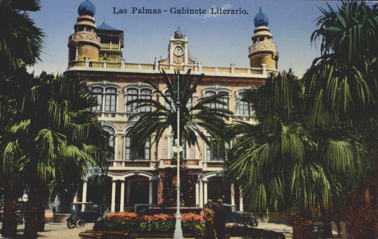 Gabinete Literario, Las Palmas, Gran Canaria, De Kanariske Øer (farvefoto) af Spanish Photographer