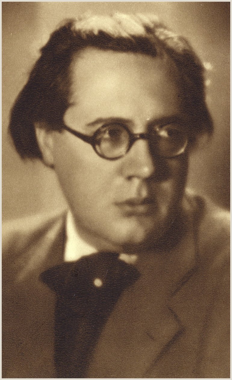 Portræt af Andres Segovia (s/h-foto) af Spanish Photographer