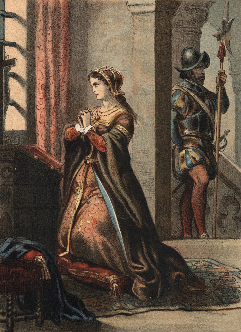 Anne af Boleyn (Anna eller Ann Bolin og Anne Bullen af Spanish School