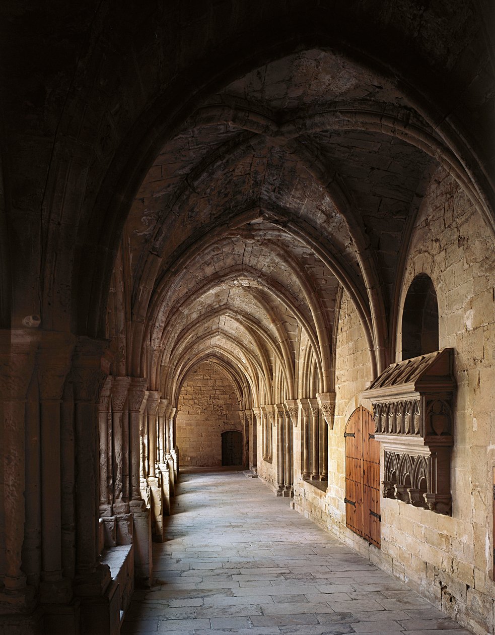 Kloster af ridderne af klosteret Poblet, Vimbodi, Spanien af Spanish School
