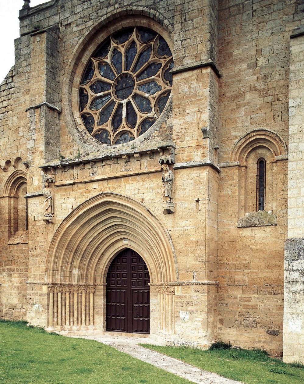 Collegiate Church of Santa Maria del Manzano, Castrojeriz, Burgos, Spanien af Spanish School