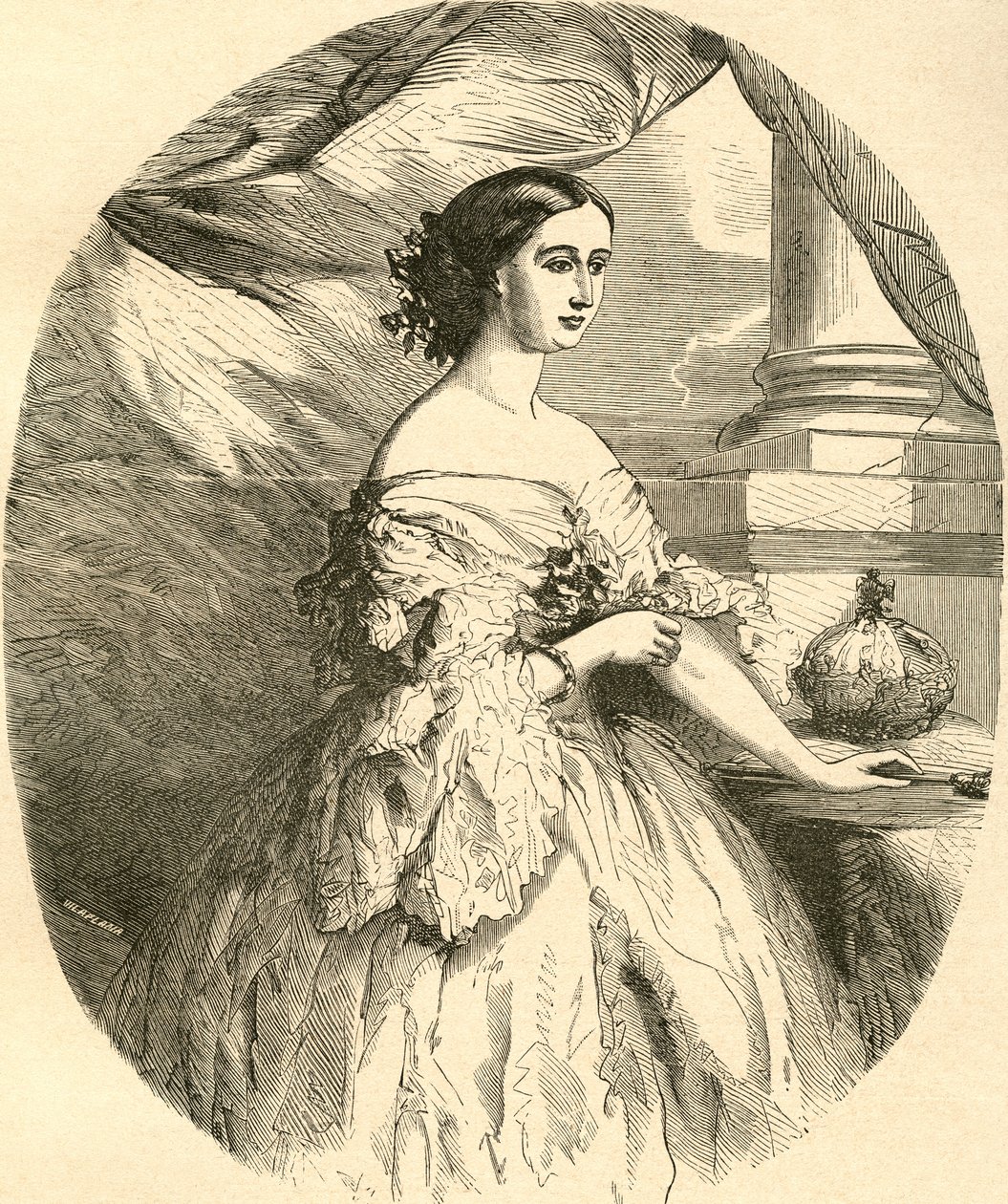 Eugénie de Montijo af Spanish School