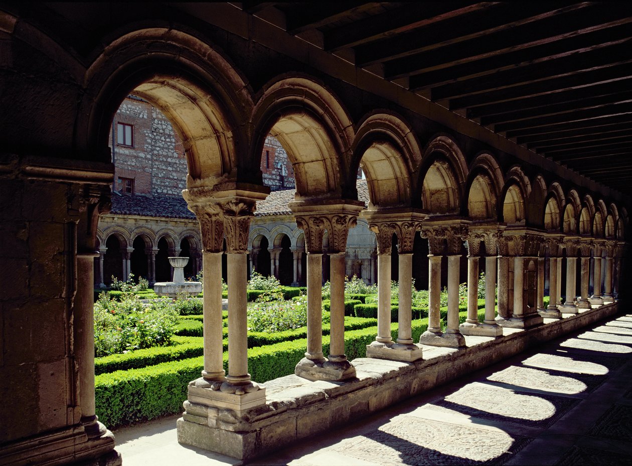 Havekloster ved Las Huelgas Kloster, ca. 1180 af Spanish School