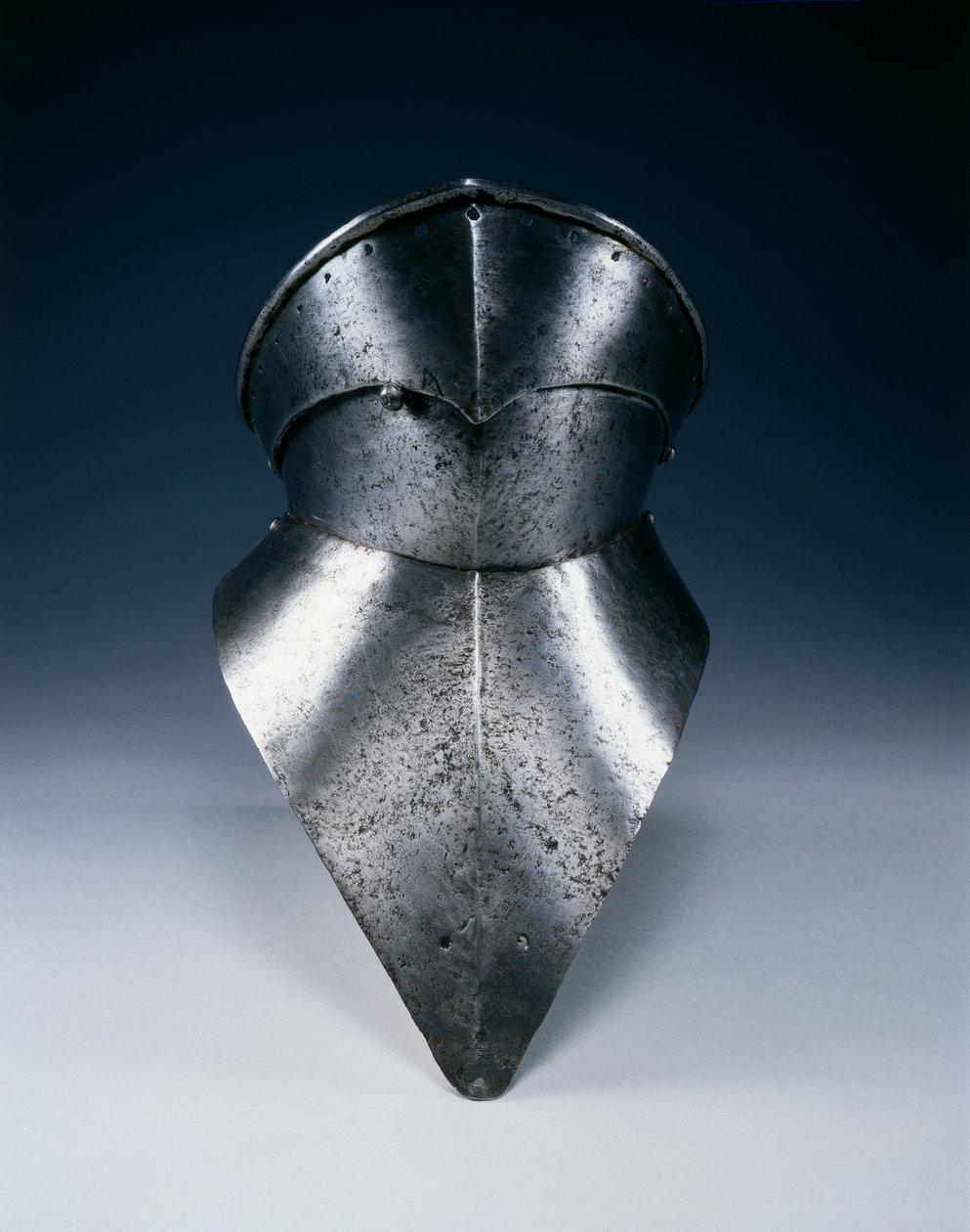 Gotisk bevor, ca. 1480 (stål) af Spanish School