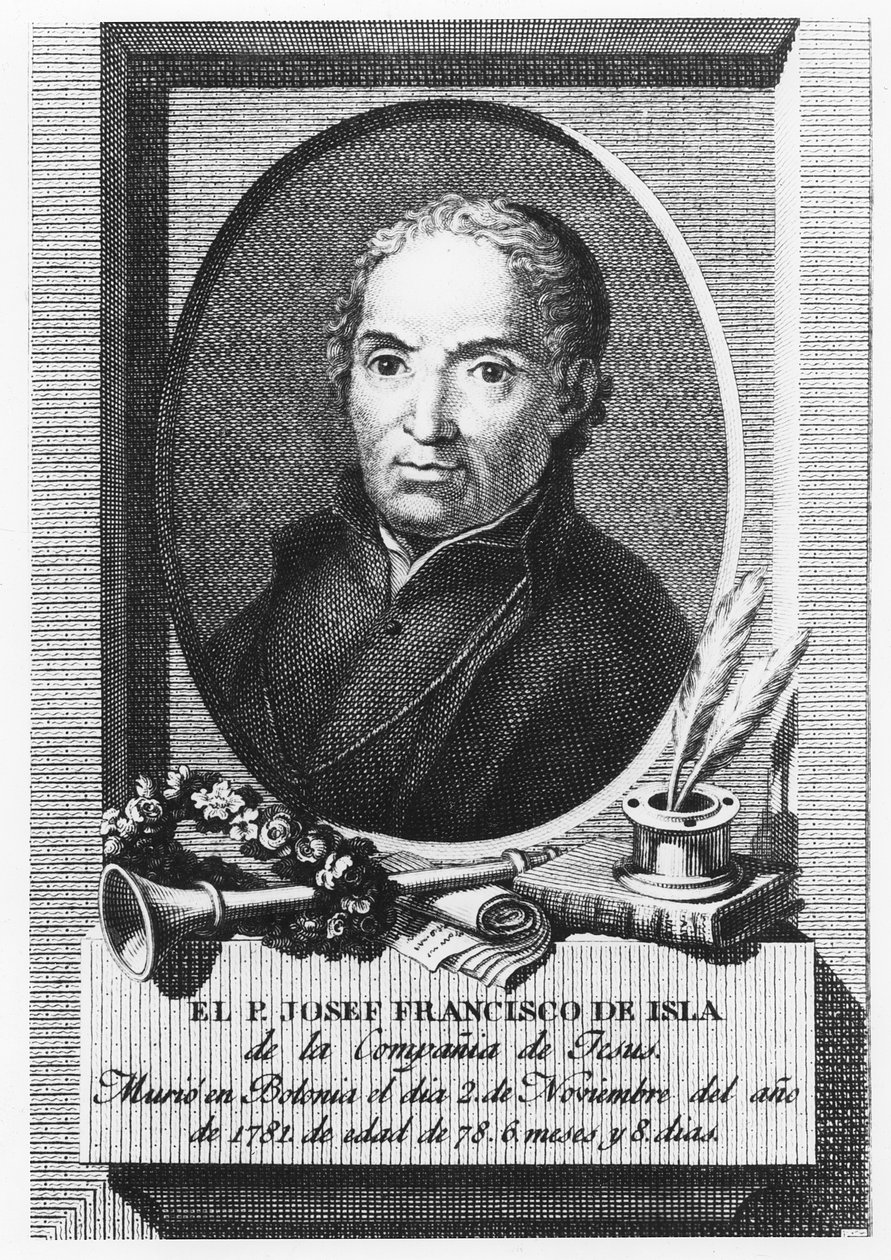 Jose Francisco de Isla (gravering) af Spanish School