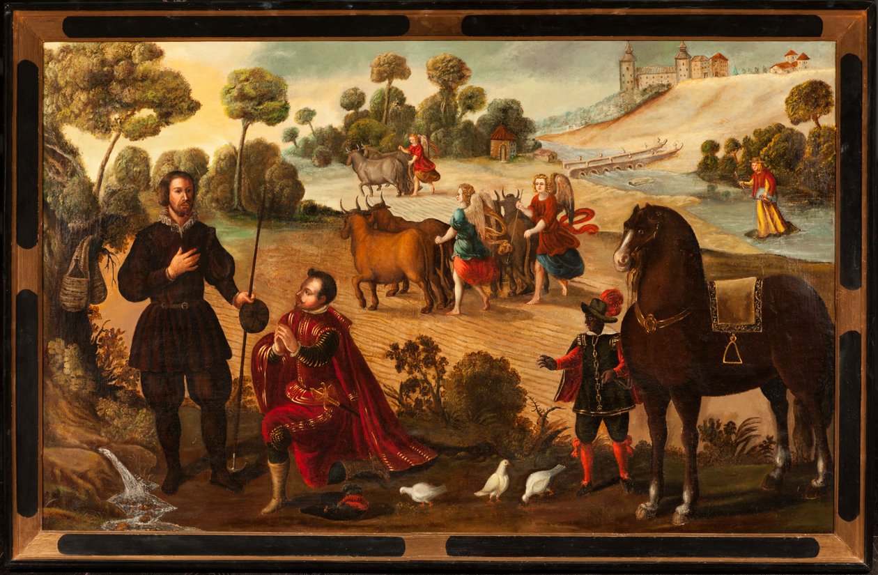 Mirakler af St. Isidore, ca. 1622 (maleri) af Spanish School