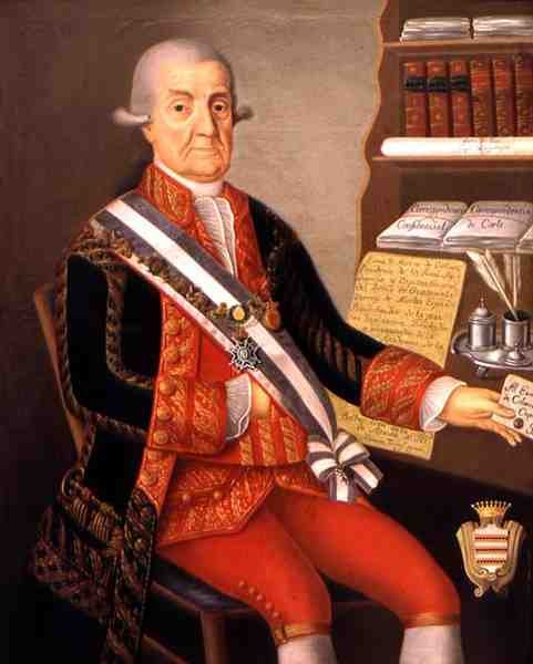 Portræt af Matias Galvez (1717-84) af Spanish School