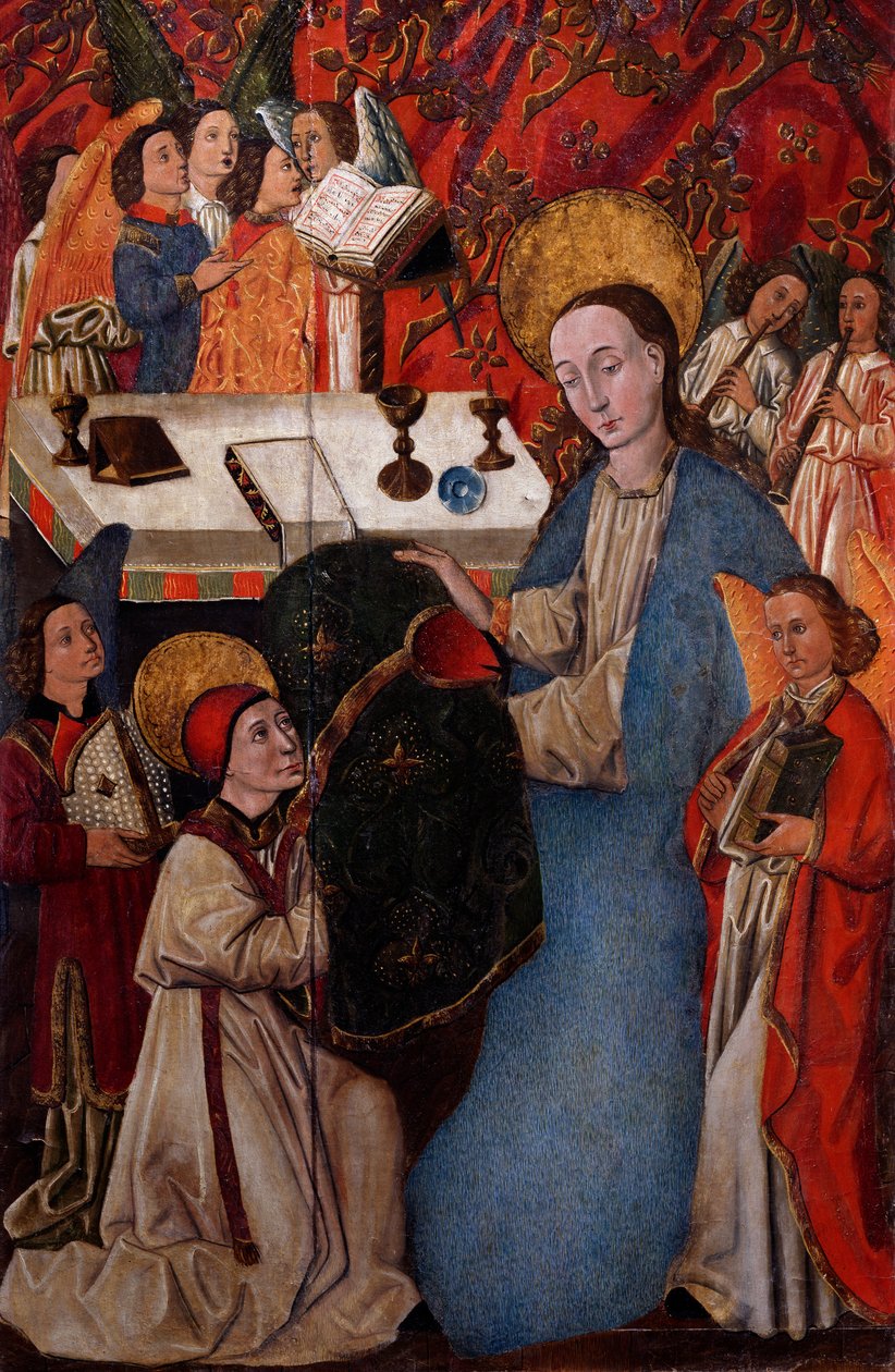 Præsentation af kasubelen til St. Ildefonso af Jomfru Maria af Spanish School
