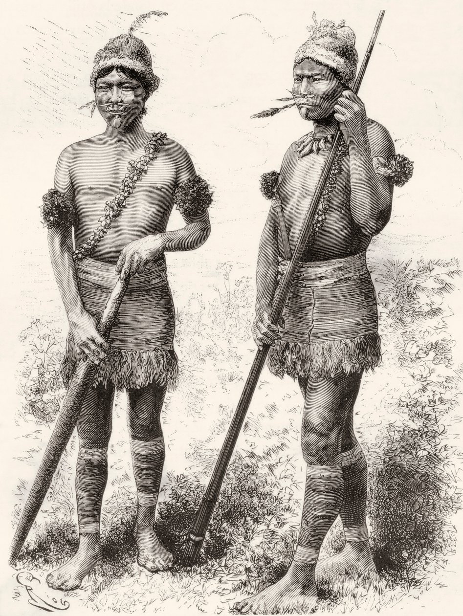 Sydamerikanske Carijona-indianere af Spanish School