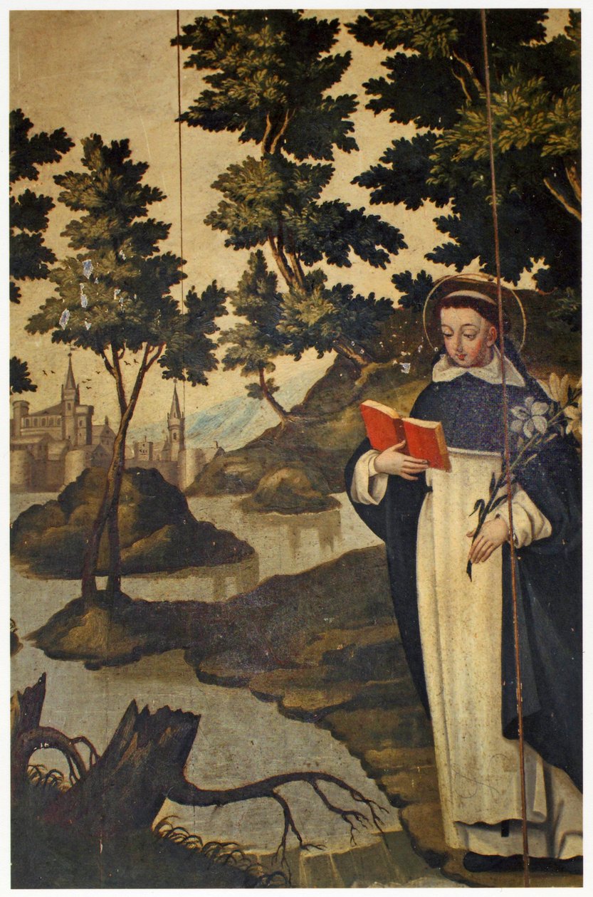St. Dominic holder liljen, 1600-tallet af Spanish School