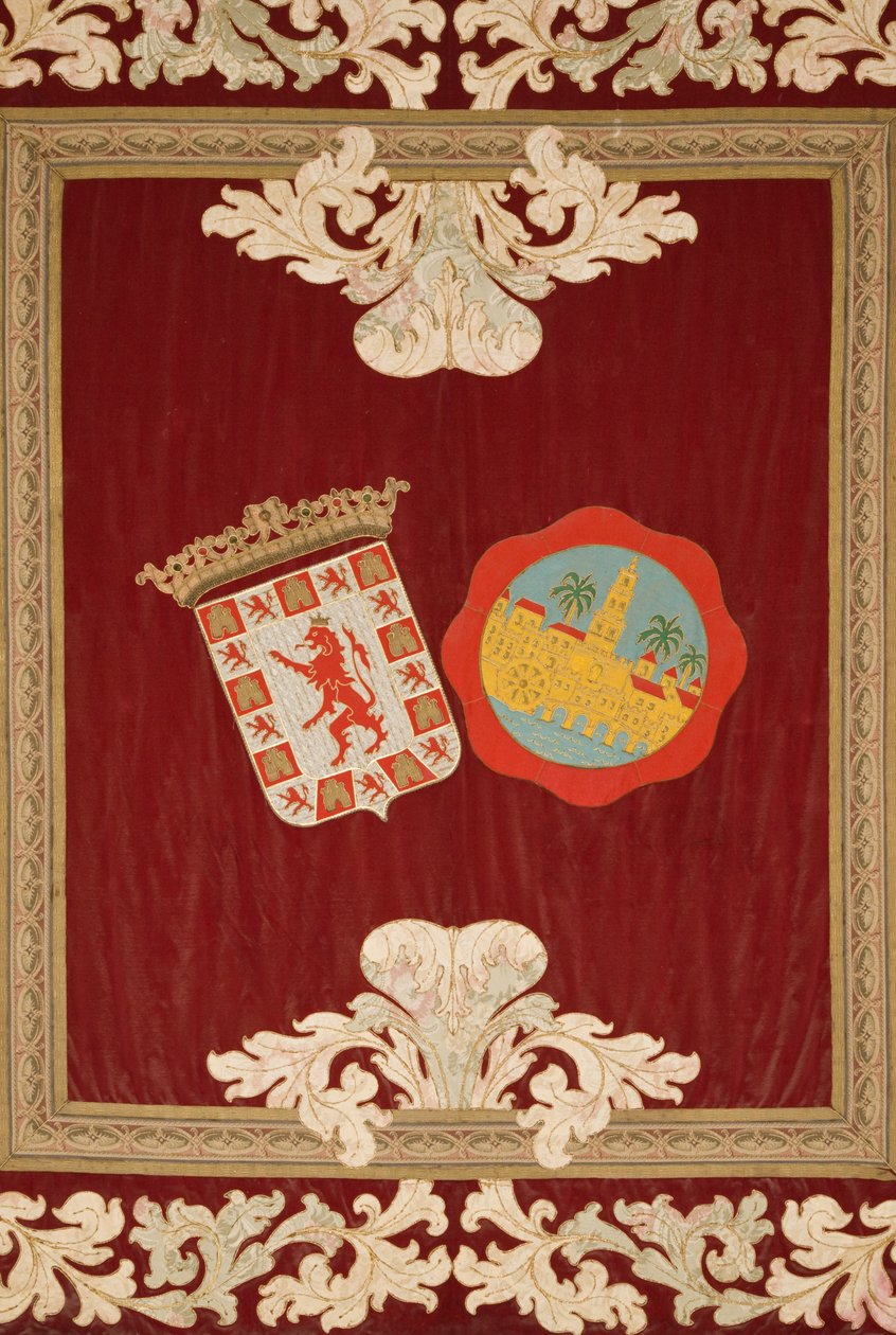Tapet fra Mosaikhallen i de kristne kongers Alcazar af Spanish School