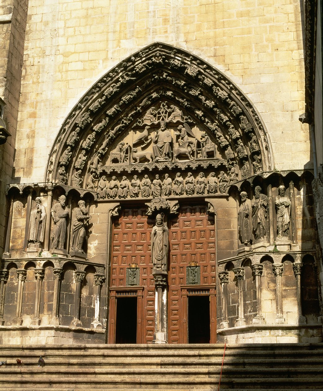 Portada del Sarmental, sydlige tværskib, ca. 1235 af Spanish School