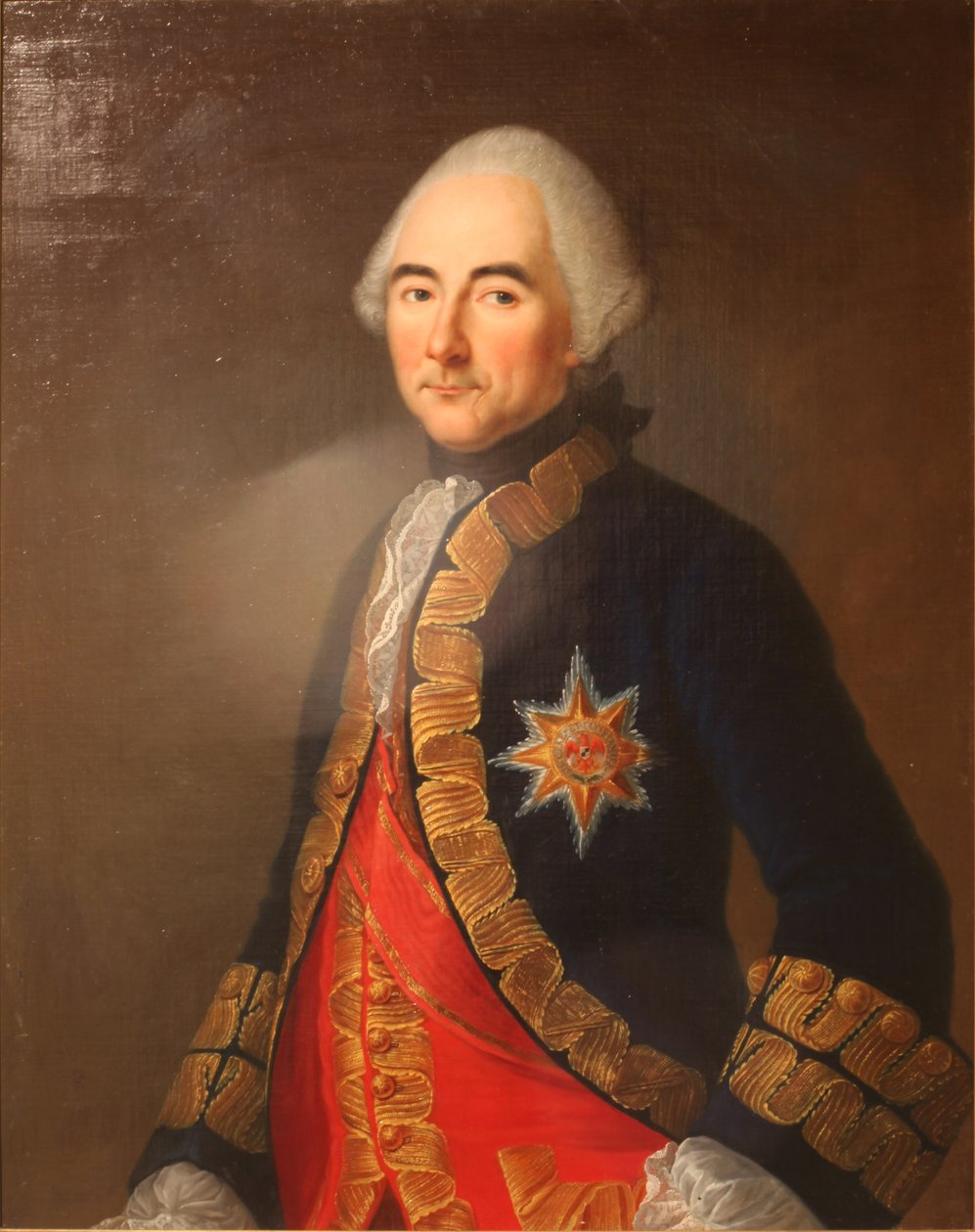 Portræt af Jean-Jacques, comte de Beausobre, i generalløjtnantuniform af Speiségger