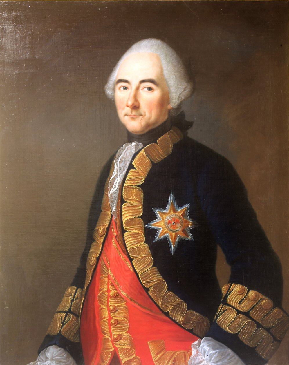 Portræt af Jean-Jacques, comte de Beausobre, i generalløjtnantuniform af Speiségger