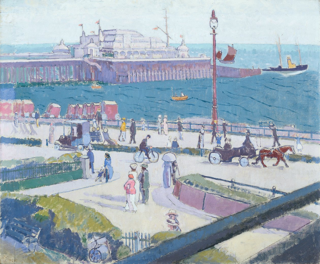 Brighton Pier, 1913 af Spencer Frederick Gore