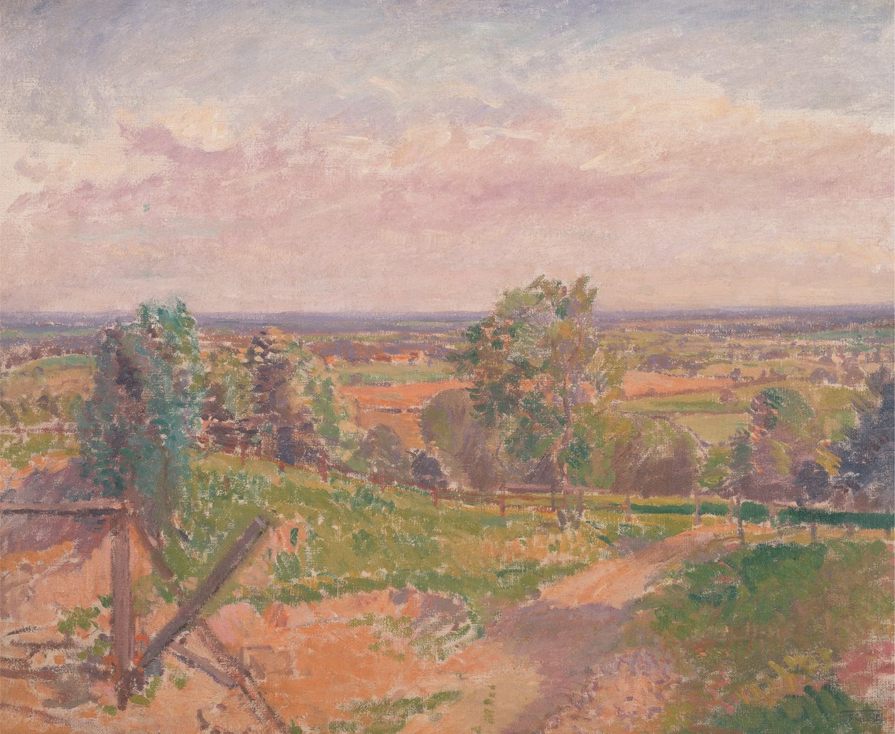 Et omfattende landskab i Yorkshire af Spencer Frederick Gore