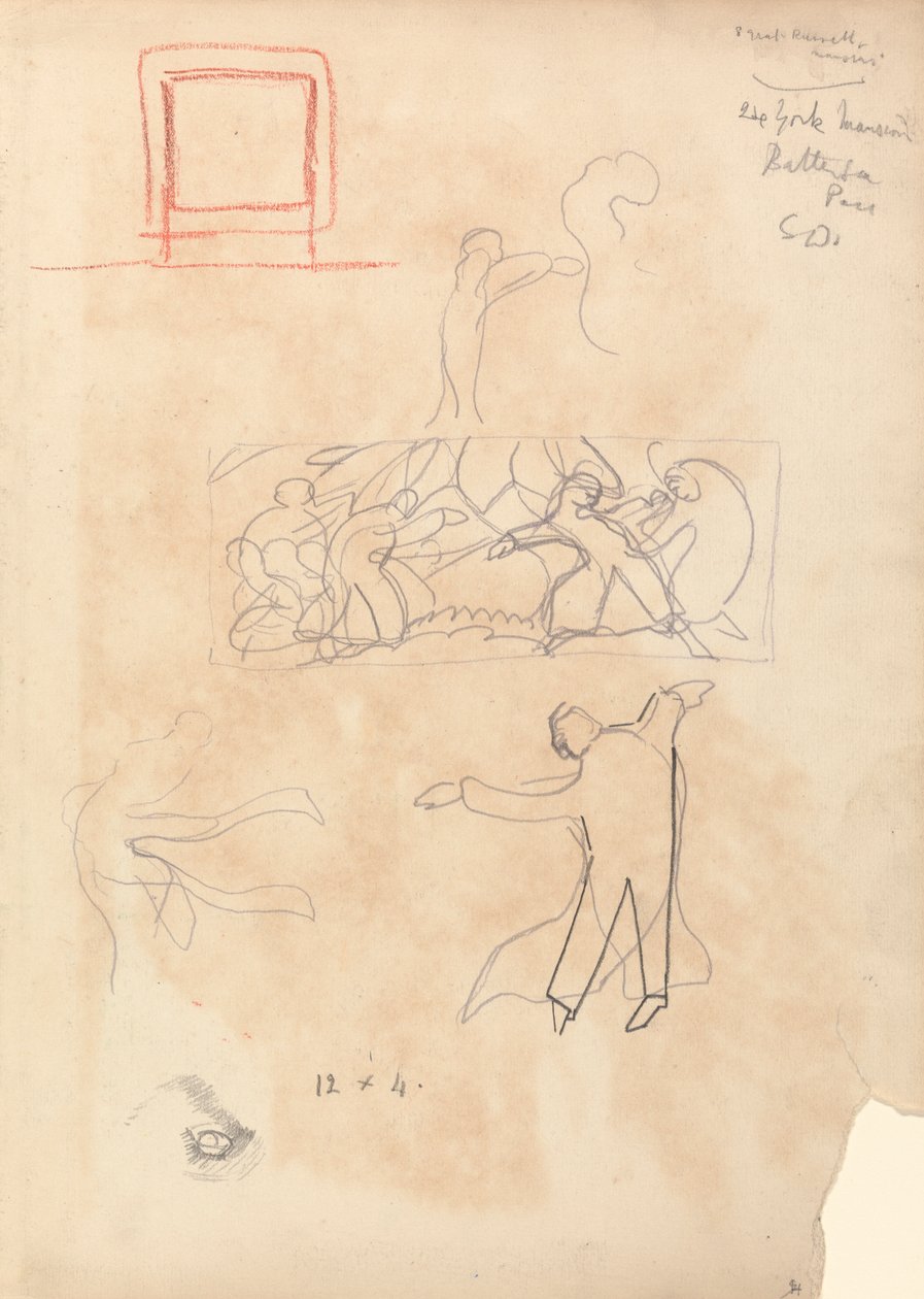 Guldkalvens hule: Studie af dansere af Spencer Frederick Gore