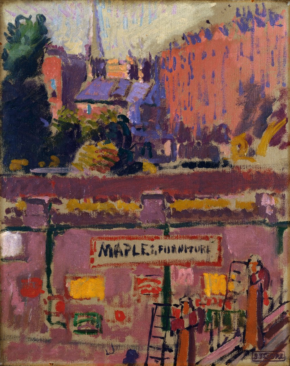 Fra et vindue i Hampstead, 1911 af Spencer Frederick Gore