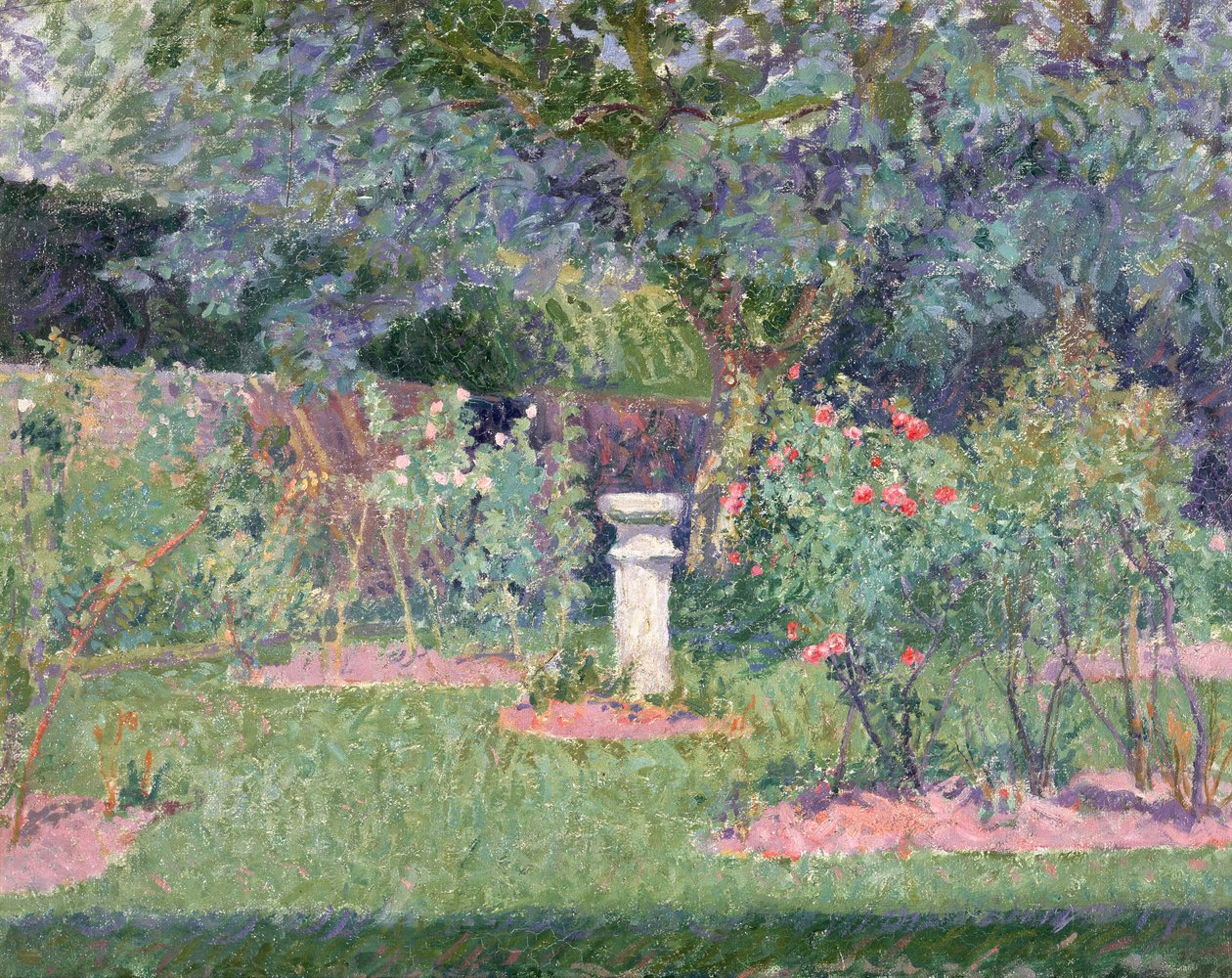 The Garden at Hertingfordbury, 1908 af Spencer Frederick Gore